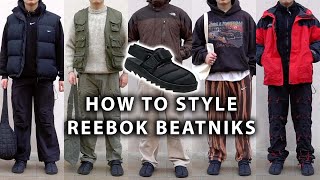 How To Style REEBOK BEATNIKS  5 Outfits [upl. by Cirdes]