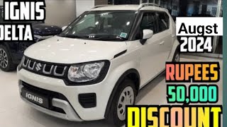 July 2024 Ignis Delta Bumper Discount Offer of Rupees 50 Thousand  Check out for more Detail 🔥 [upl. by Caesaria786]