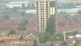 Netherfields Middlesbrough Flats being Demolished [upl. by Enetsirk891]