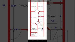 20x55 floor plan [upl. by Ayotaj]