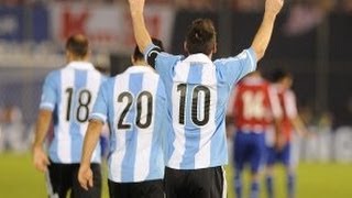 Paraguay vs Argentina 25 All Goals amp Highlights 10092013 [upl. by Tham]