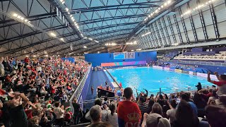 Croatia 1513 Serbia Water Polo World Championships Quarterfinal 2024 [upl. by Etiragram]