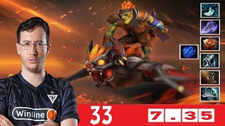 DOTA 2 Liquid33 the BATRIDER OFFLANE 735 [upl. by Burne]