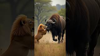 Buffalo क्यों Lion से नहीं डरता 🤔🤯 By info fact News [upl. by Vikki111]