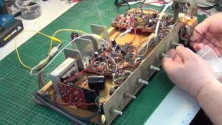 HMV Stereomaster 23301 radiogram overhaul  pt2 of 3  Electronics overhaul [upl. by Ggerg]