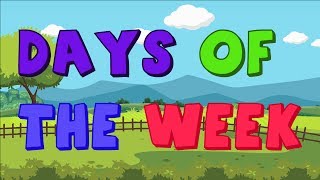 Nursery Rhyme Street  Days of the Week  Popular Nursery Rhymes and Kids Songs  Ep 10 [upl. by Siron739]