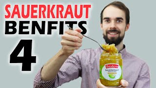 4 INSANE Benefits Of SauerKraut [upl. by Ahsik]