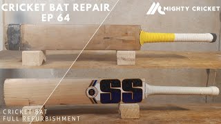 Repairing a toe damaged  Cricket bat repair EP 64 [upl. by Iaras]