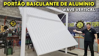 Como Montar Kit de Portão Basculante de Alumínio Wave Vertical da GAREN [upl. by Nosniv972]