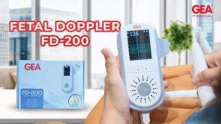 GEA Fetal Doppler FD 200 [upl. by Ennaharas]