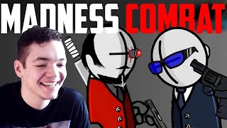 Madness Combat  Rebooting The Madness 2 REACTION VIDEO [upl. by Atekihc]