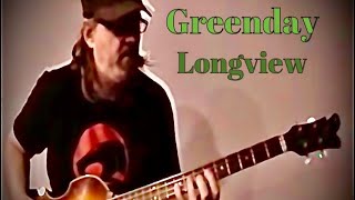 Green Day Longview Bass Lesson Standard Tuning [upl. by Dloniger]