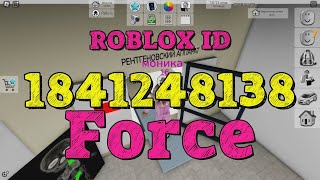 FORCE Roblox Song Codes [upl. by Haron]