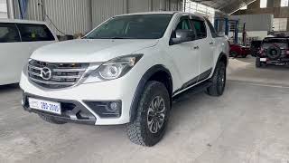 Mazda BT 50 ឆ្នាំ2020 Thunder ☎️012555537 ☎️010222247cambodiacars khcars [upl. by Ahseihs508]