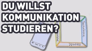 Kommunikation studieren [upl. by Ruhtra]