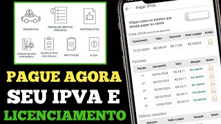 COMO CONSULTAR VALOR DO LICENCIAMENTO DO VEÍCULO 2024 COMO CONSULTAR VALOR DO IPVA PELO DETRAN 2024 [upl. by Imotas]