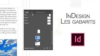 InDesign  Les Gabarits [upl. by Salim]