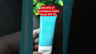 benefits of Neutrogena hydro boost SPF 25 [upl. by Narej892]