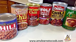 Erics Canned Chili Challenge [upl. by Jahdiel591]