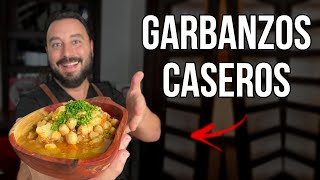 Cómo hacer los Mejores Garbanzos Caseros  Receta Rápida [upl. by Nicolle]