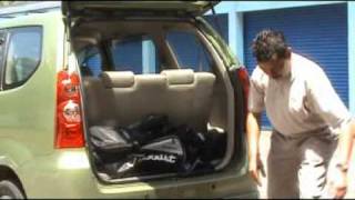 Proton Exora  Luggage Space comparison with Avanza and Grand Livina [upl. by Parthinia]