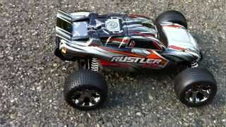 First run of my new Traxxas Rustler VXL Brushless [upl. by Iznik866]