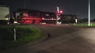 ThaTrainMaster Train Watching 17 CN 2690 C449W Illinois Central 1024 SD402 March 16 [upl. by Drarig]