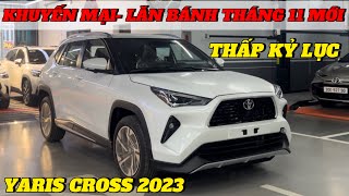 ✅ Bất ngờ Giá Toyota Yaris Cross 2023 tiếp tục giảm cuối tháng 11 Lăn bánh quotthấp kỷ lục quot [upl. by Alviani]