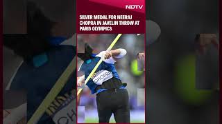 Neeraj Chopra Wins Silver In Javelin Throw Pakistans Arshad Nadeem Takes Gold  Olympics 2024 [upl. by Trefler]