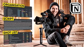 How To PLAN amp ORGANISE Your VIDEOS  Notion Filmmaking Workflow [upl. by Eveiveneg736]