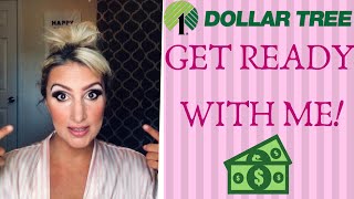 Get Ready With Me GRWM  Full Face Dollar Tree Makeup Only [upl. by Amak]