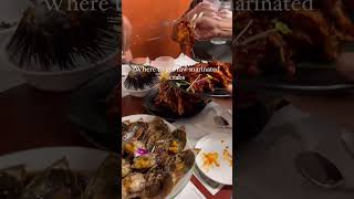 Raw marinated crabs in LA found in KTown Crab house Full video out in my latest vlog LA part 1 [upl. by Silbahc]