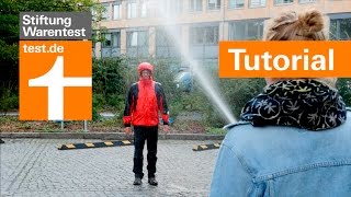 Tutorial Schuhe amp Kleidung richtig imprägnieren Test Imprägniermittel [upl. by Yllop]