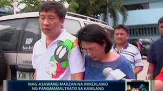 Saksi Magasawang inireklamo ng pangmamaltrato sa kasambahay na si Bonita Baran hawak na ng Senado [upl. by Tennes]