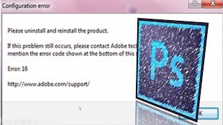 SP  Reparar Error 16 de Photoshop  errores de photoshop [upl. by Kariotta]