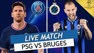 🔴🔵 PSG  BRUGES LIVE  ALLEZ PARIS  🚨POCHETTINO OUT MESSI BUTEUR  LIGUE DES CHAMPIONS  LDC [upl. by Rondon]