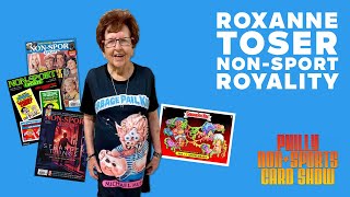 NonSports Card Collecting With Legend Roxanne Toser  Philly NonSports Card Show NonSport Update [upl. by Simonsen]