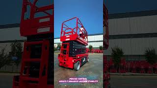 Introducing Our 12M Scissor Lift Platform Specifications Showcase liftingplatforms automobile [upl. by Deborath505]