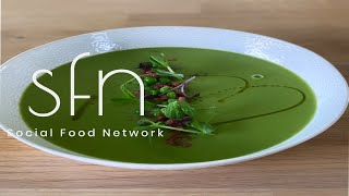 Stunning Pea amp Ham Soup  Social Food Network  Basic Skills  Soup Recipe [upl. by Ladnor445]