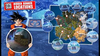 Fortnite Guide  ALL Hidden BUNKER vaults Locations [upl. by Alejandrina410]