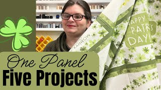 Get Creative 5 Fun Projects With Just One Fabric Panel msqcshowandtell msqcpartner [upl. by Tootsie304]