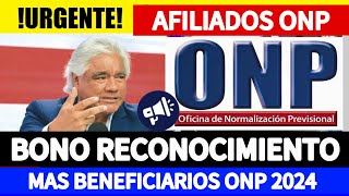 ONP CONGRESO AMPLÍEN NUEVO BONO DE RECONOCIMIENTO  GABRIEL BUSTAMANTE [upl. by Leval]