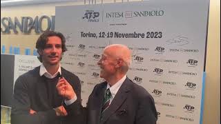 Lorenzo Musetti alle ATPFinals “Il 2023 é stata un’annata così così Ma spero di fare come Jannikquot [upl. by Atekal]