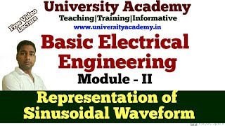 BEE24 Representation of Sinusoidal waveforms  Average and effective values Form and peak factors [upl. by Margareta292]