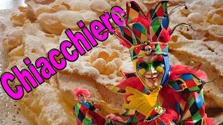 Frappe o Chiacchiere Ricetta  Come Fare Dolci di Carnevale 2016 [upl. by Assina14]