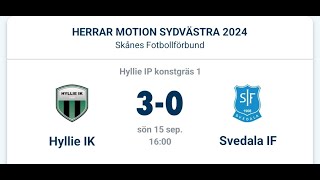 Hyllie IK  Svedala IF oldboys [upl. by Jardena]