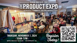 Kuiken Brothers LIVE Product Expo  Thursday Nov 7 2024 Whippany NJ [upl. by Rodablas]