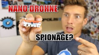 Die kleinste Spionage Drohne der Welt SKEYE Nano Drohne ReviewTest DeutschGerman [upl. by Eliot246]