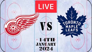 NHL LIVE Toronto Maple Leafs vs Detroit Red Wings 14th January 2024 Full Game Reaction [upl. by Naraa]