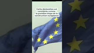 Depuis 1986 on fête la Journée de lEurope le 9 mai date anniversaire de la quotdéclaration Schumanquot [upl. by Misha]